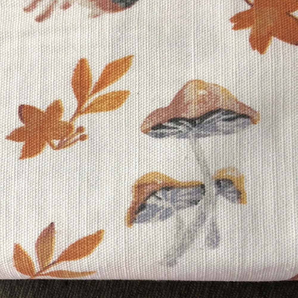 Envogue Harvest Collection FALL Mushroom Shower Curtain